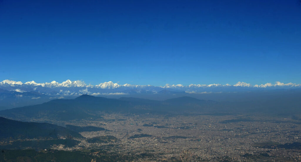 Kathmandu View from Chandragiri